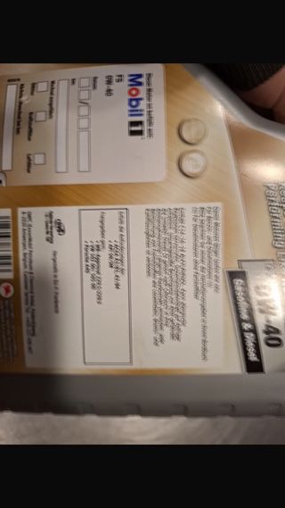 Aceite Mobil 1 0W-40 5L