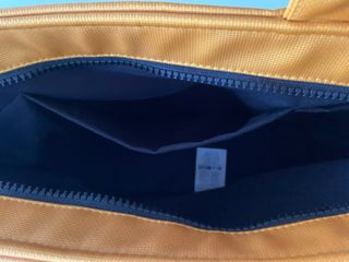 Bolsa carrito bebé impermeable color mostaza