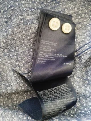 Camisa Tommy Hilfiger azul con estampado