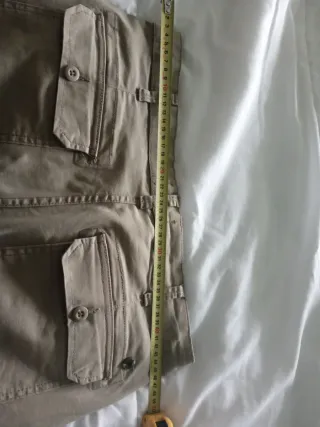 Pantalones cargo Sfera talla 46 beige