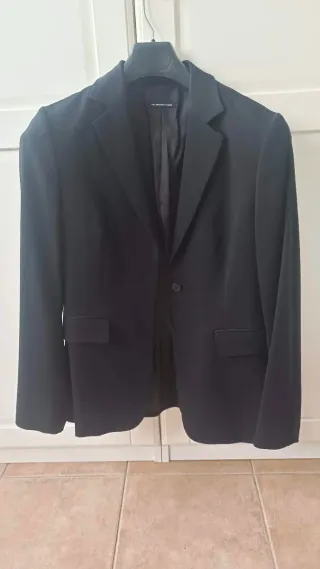 Americana Massimo Dutti Negra