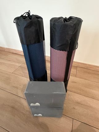 Esterillas de yoga + bloques Reehut