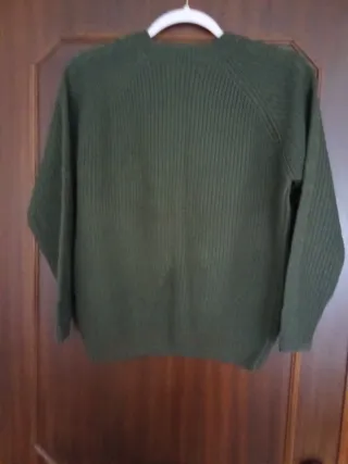 Camisola de Malha Verde Oliva