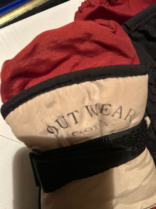 Guantes de Nieve Rojo y Beige