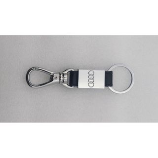 LLAVERO AUDI CROMADO Y CUERO REGALO REF.1240