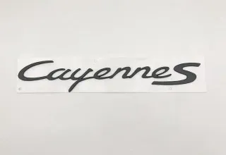 LETRAS TRASERAS PORSCHE CAYENNE S NEGRAS