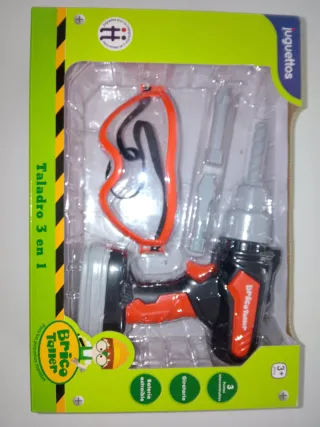 Taladro de juguete 3 en 1