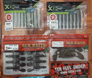 Lote Señuelos Pesca y Fluorocarbono