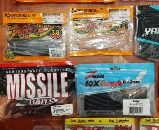 Lote Señuelos Pesca y Fluorocarbono