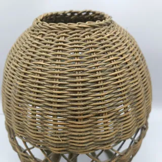 Set di 2 Lampade in Vimini