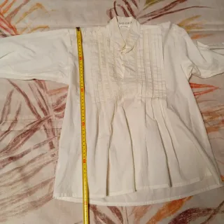 Camisa fallero niño blanca