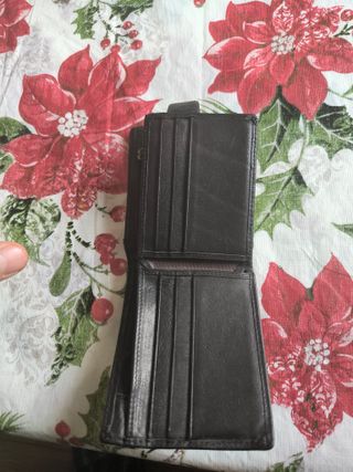 Cartera de piel DISPEL negra