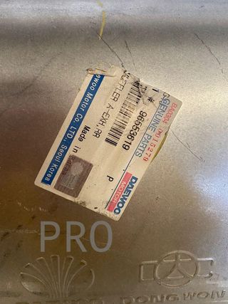 Daewoo lacetti tubo de escape ref: 96553619