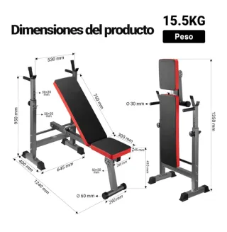 Banco Multifuncional Wiltec