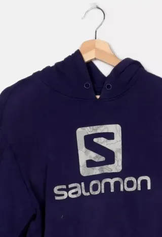 Sudadera Salomon Morada con Capucha Talla S