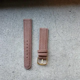 Cinturino vintage vera pelle oro rosa