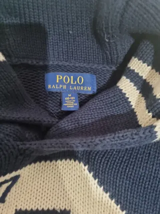 Jersey Ralph Lauren P 67 Calavera Azul Niño
