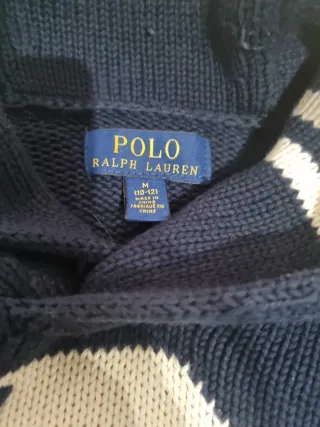 Jersey Ralph Lauren P 67 Calavera Azul Niño