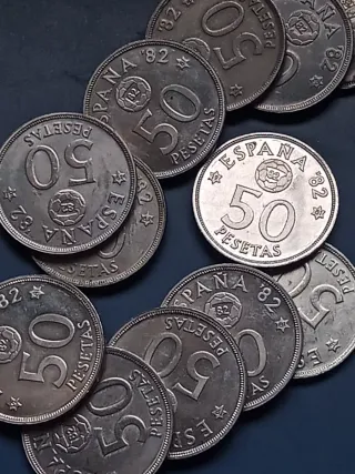 50 Pesetas 1980 Lote