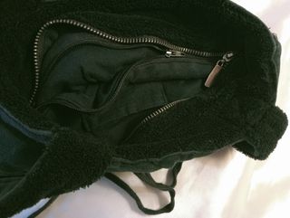 Borsa Converse donna tessuto invernale nera