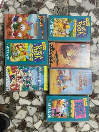 Cassete VHS Winnie the Pooh Crescere