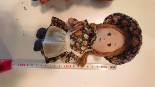 Pareja Muñecas Trapo Vintage