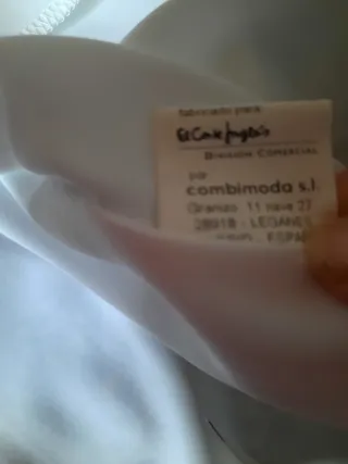 Blusa blanca manga corta mujer