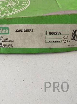 Disco Embrague tractor John Deere 806259
