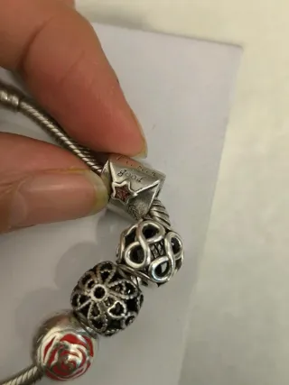 Pulsera Pandora Plata con Charms