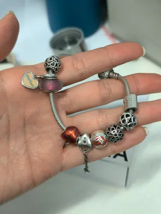 Pulsera Pandora Plata con Charms