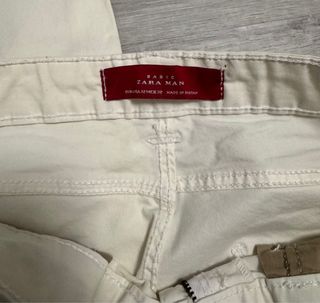 Pantalón Zara Hombre Beige