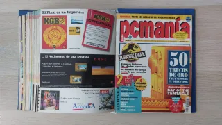 Lote revistas pcmania + archivador números 1-13