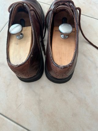 Scarpe eleganti uomo stile sella Oxford