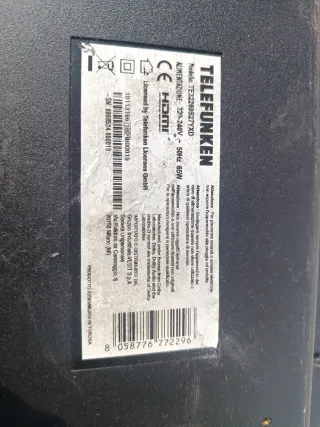 Scheda TV Telefunken TE32269S27YXD
