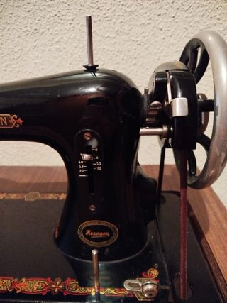 Singer Hexagon Máquina de Coser Antigua
