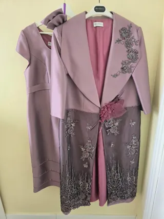 Vestido y Abrigo Alta Costura Manu Garcia