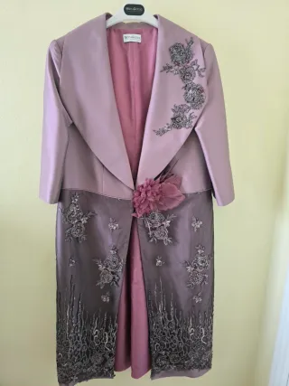 Vestido y Abrigo Alta Costura Manu Garcia