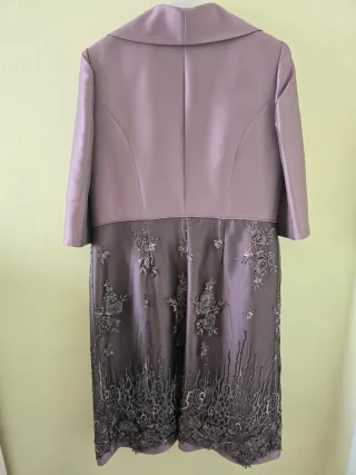 Vestido y Abrigo Alta Costura Manu Garcia