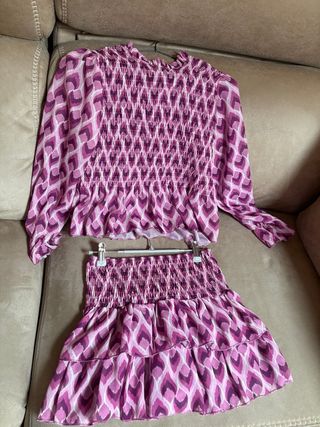 Conjunto Brookville Blusa y Falda Talla Única