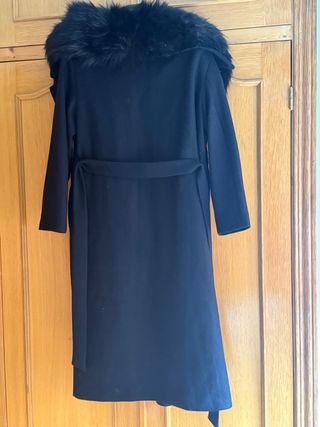 Abrigo largo Manteco negro