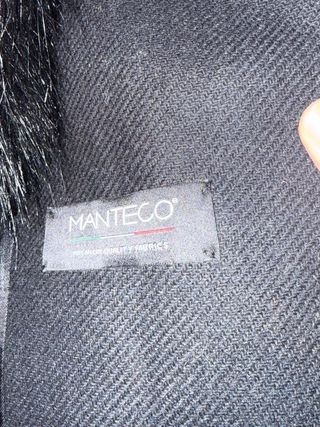 Abrigo largo Manteco negro