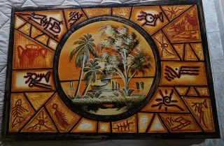 Cuadro Decorativo Tribal Paisaje