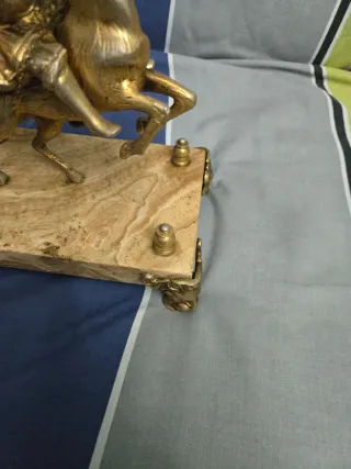 Figura Bronce Bandolero Arte Deco Mansión Francia