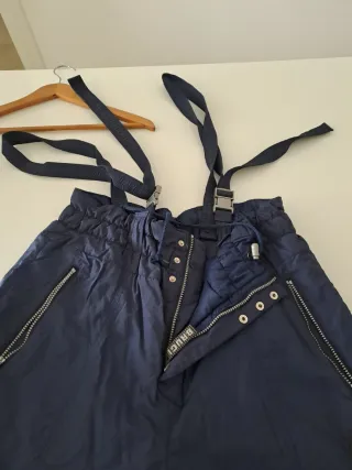 Pantalón de nieve azul con tirantes talla xl