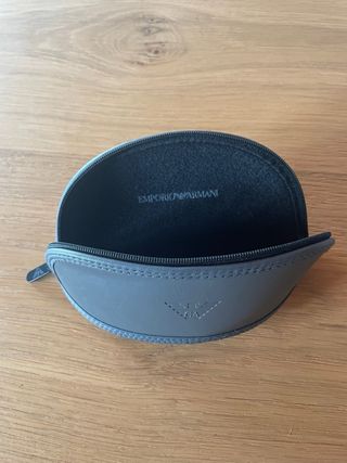 Custodia occhiali Emporio Armani colore grigio