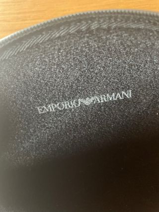 Custodia occhiali Emporio Armani colore grigio