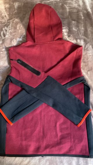 Sudadera Nike Tech Fleece Roja Talla M