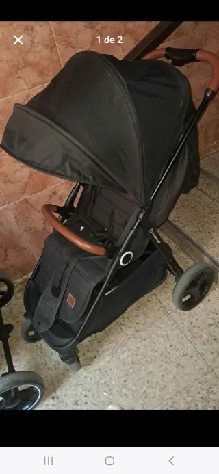 Silla de paseo negra