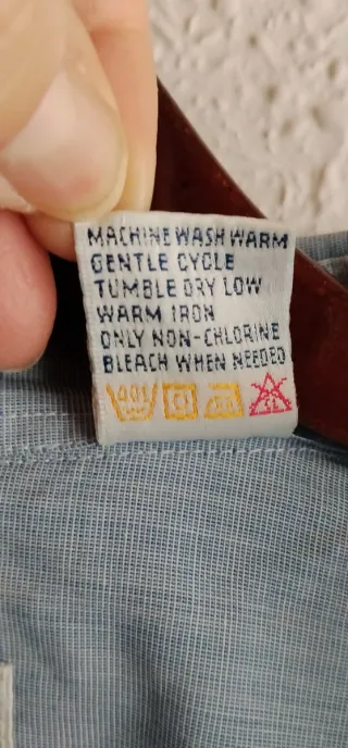 Camisa Yves Saint Laurent Azul