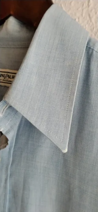 Camisa Yves Saint Laurent Azul